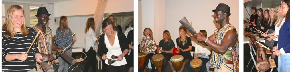 vrijgezellenfeest, Afrika, djembé workshop, percussieworkshop, Afrikaans trommelen, vrijgezellendag, Afrika Centrale, bachelorette party